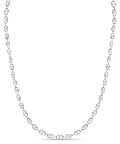 Handmade Solid Gold Mariner Necklace , 9mm