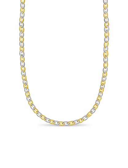 Handmade Solid Gold Mariner Necklace , 9mm