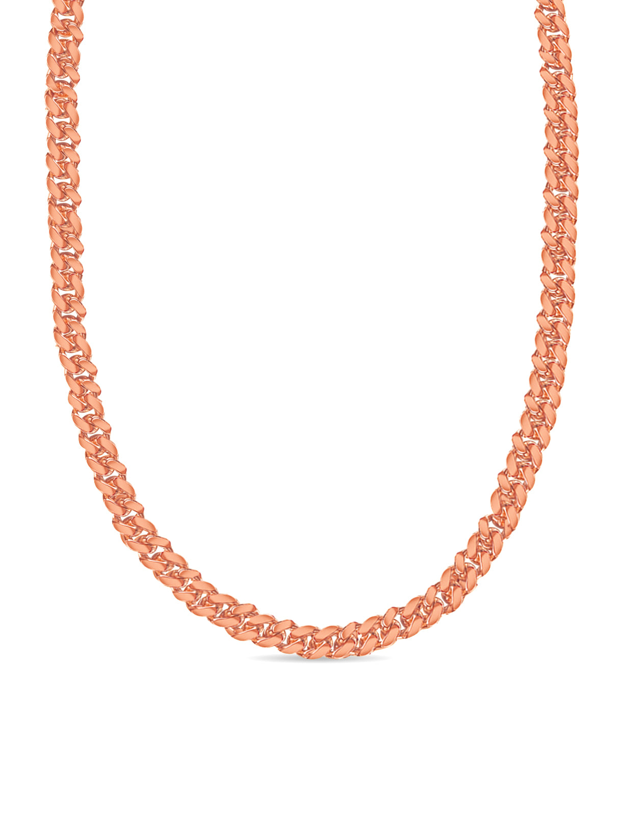 Handmade Solid Gold Miami Cuban Necklace , 12mm