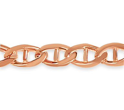 Handmade Solid Gold Mariner Bracelet , 15mm