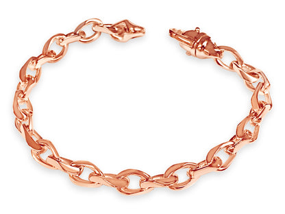 Handmade Solid Gold Anchor Mariner Bracelet , 7mm