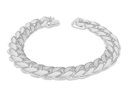 Handmade Solid Gold Miami Cuban Bracelet , 13mm