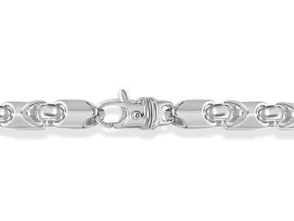 Handmade Solid Gold Fancy Tube Bracelet , 8mm