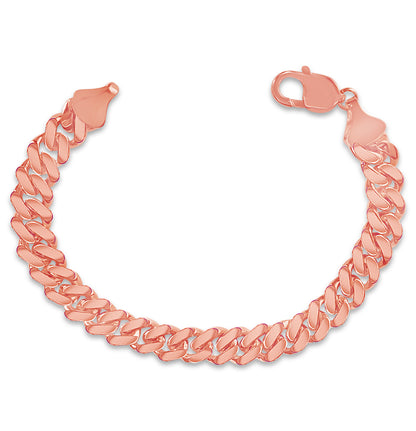 Handmade Solid Gold Miami Cuban Bracelet , 7mm