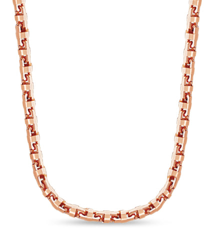 Handmade Solid Gold Anchor Mariner Necklace , 12mm