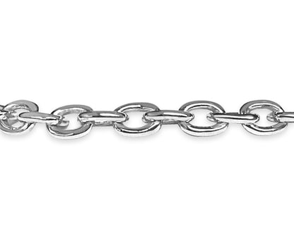 Handmade Solid Gold Fancy Rolo Bracelet , 5mm
