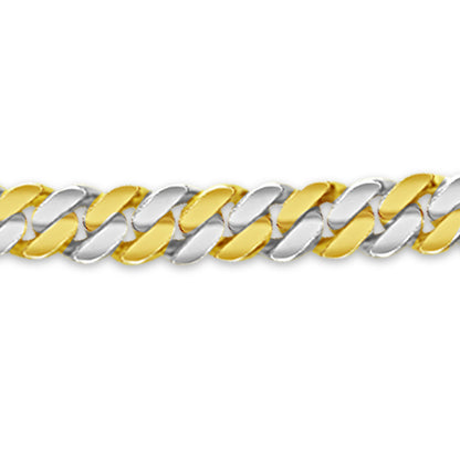 Handmade Solid Gold Miami Cuban Necklace , 8mm