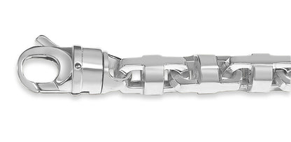 Handmade Solid Gold Anchor Mariner Necklace , 12mm