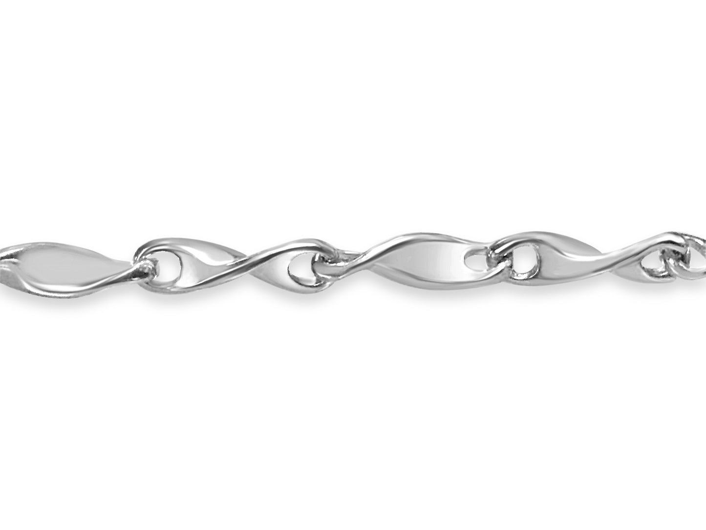 Handmade Solid Gold Twist Necklace , 4mm