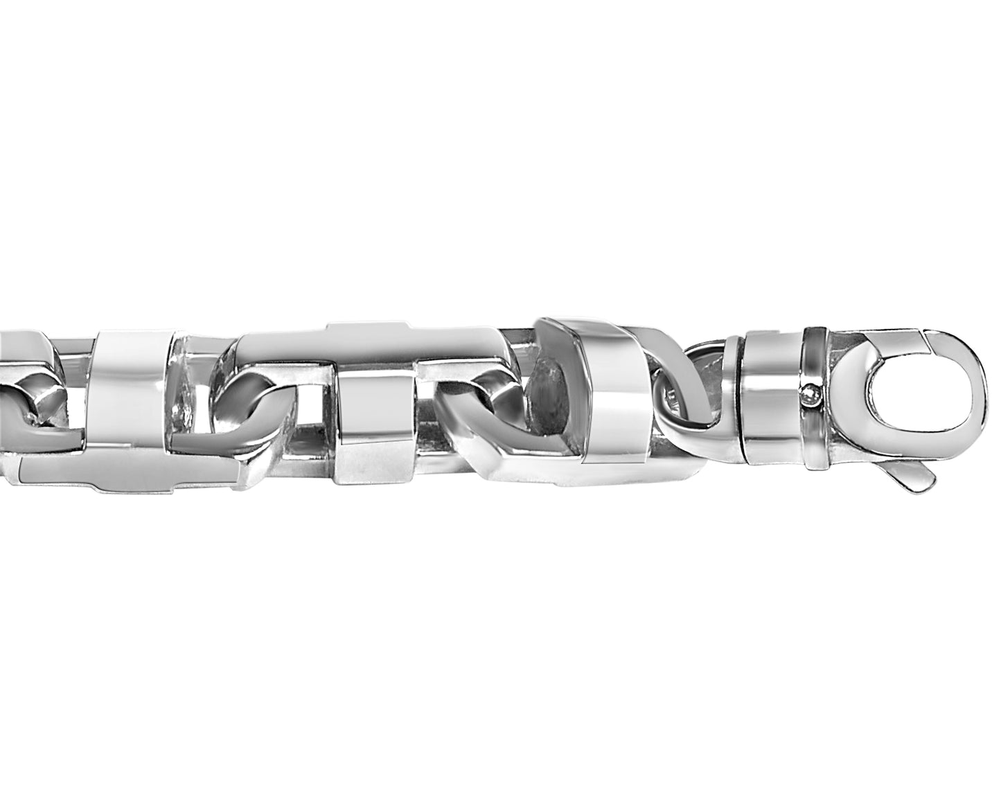 Handmade Solid Gold Anchor Mariner Bracelet , 15mm