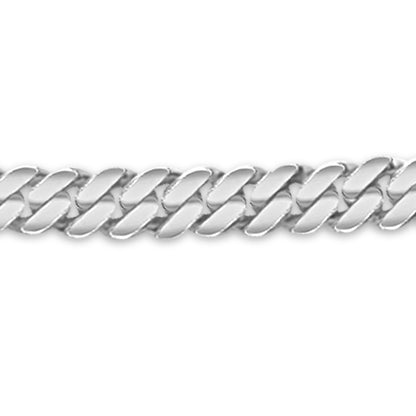 Handmade Solid Gold Miami Cuban Bracelet , 8mm