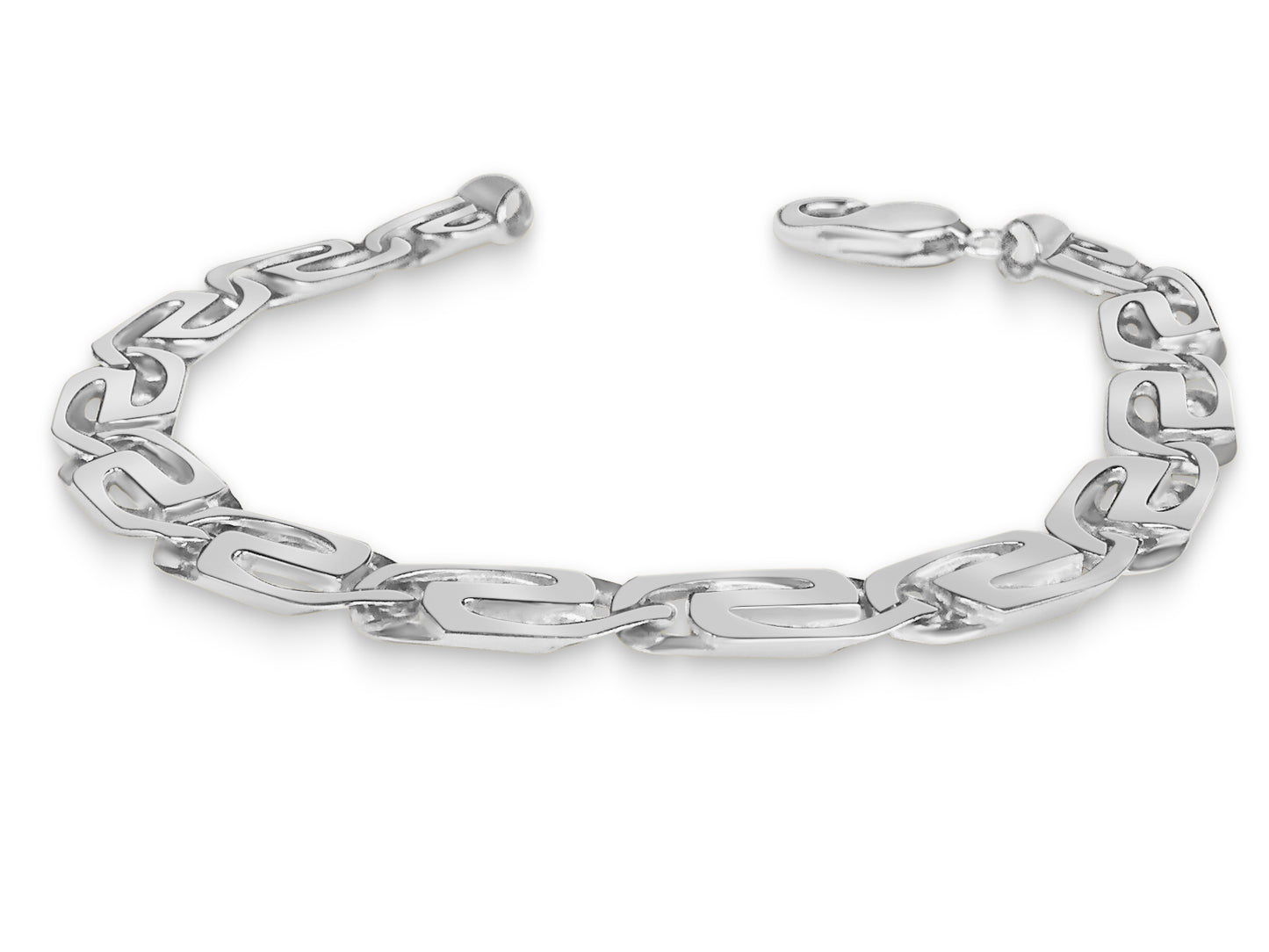 Handmade Solid Gold Tiger Eye Bracelet , 9mm