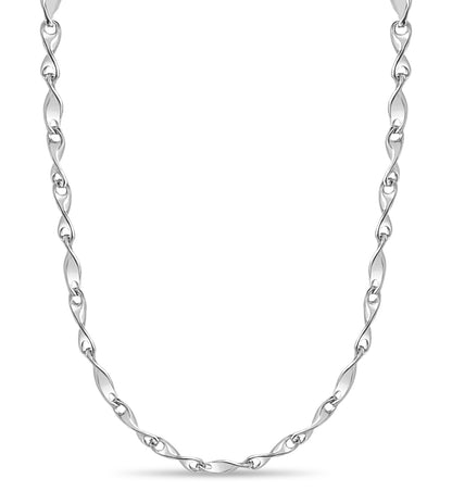 Handmade Solid Gold Twist Necklace , 4mm