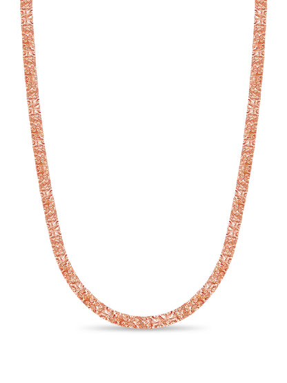 Handmade Solid Gold Nugget Necklace , 7mm