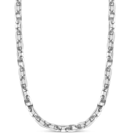 Handmade Solid Gold Anchor Mariner Necklace , 15mm