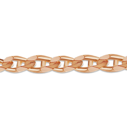 Handmade Solid Gold Anchor Mariner Bracelet , 15mm