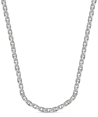 Handmade Solid Gold Mariner Necklace , 17mm