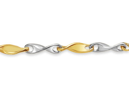 Handmade Solid Gold Twist Bracelet , 4mm