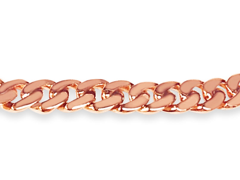 Handmade Solid Gold ID Curb Bracelet , 8mm