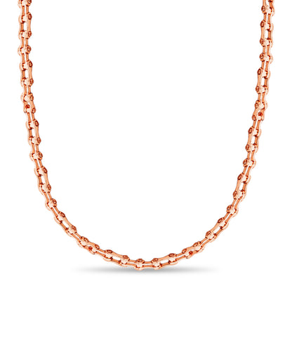 Handmade Solid Gold Motorcycle/Bike Chain Necklace , 12mm