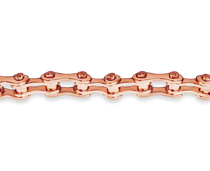 Handmade Solid Gold Motorcycle/Bike Chain Bracelet , 12mm