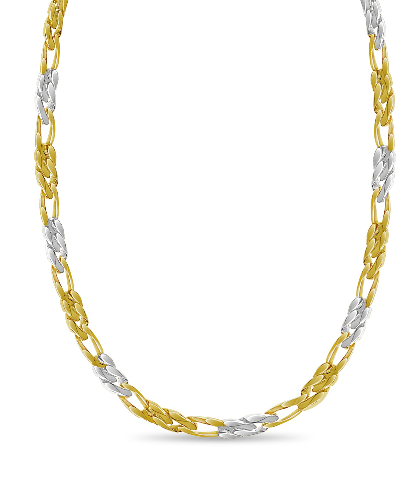 Handmade Solid Gold Figaro Necklace , 16mm
