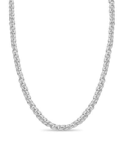 Handmade Solid Gold Curb Necklace , 15mm