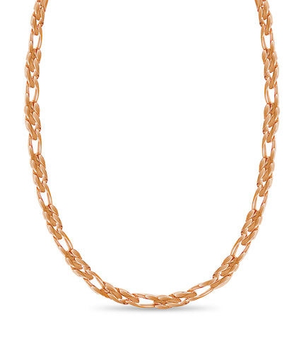 Handmade Solid Gold Figaro Necklace , 16mm