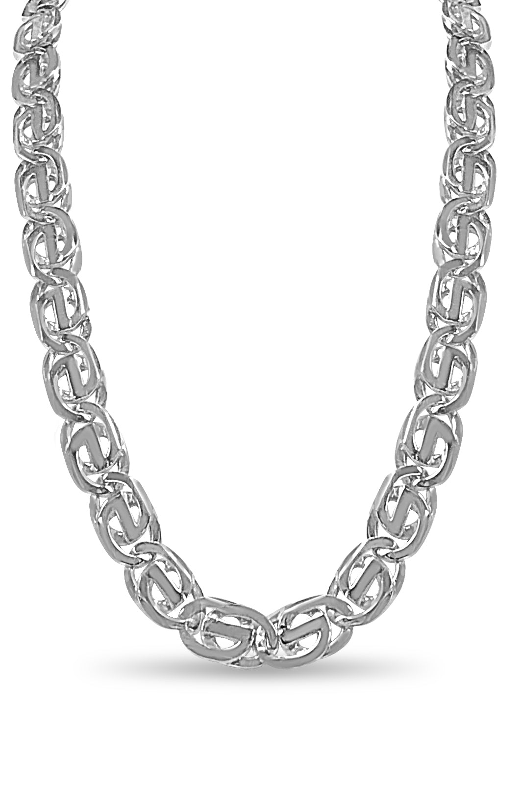 Handmade Solid Gold Tiger Eye Necklace , 13mm