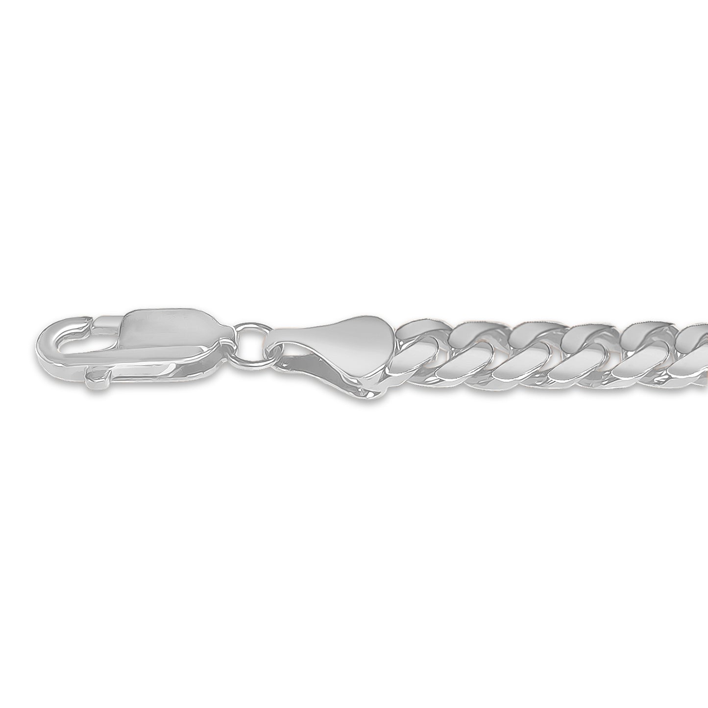 Handmade Solid Gold Miami Cuban Bracelet , 7mm