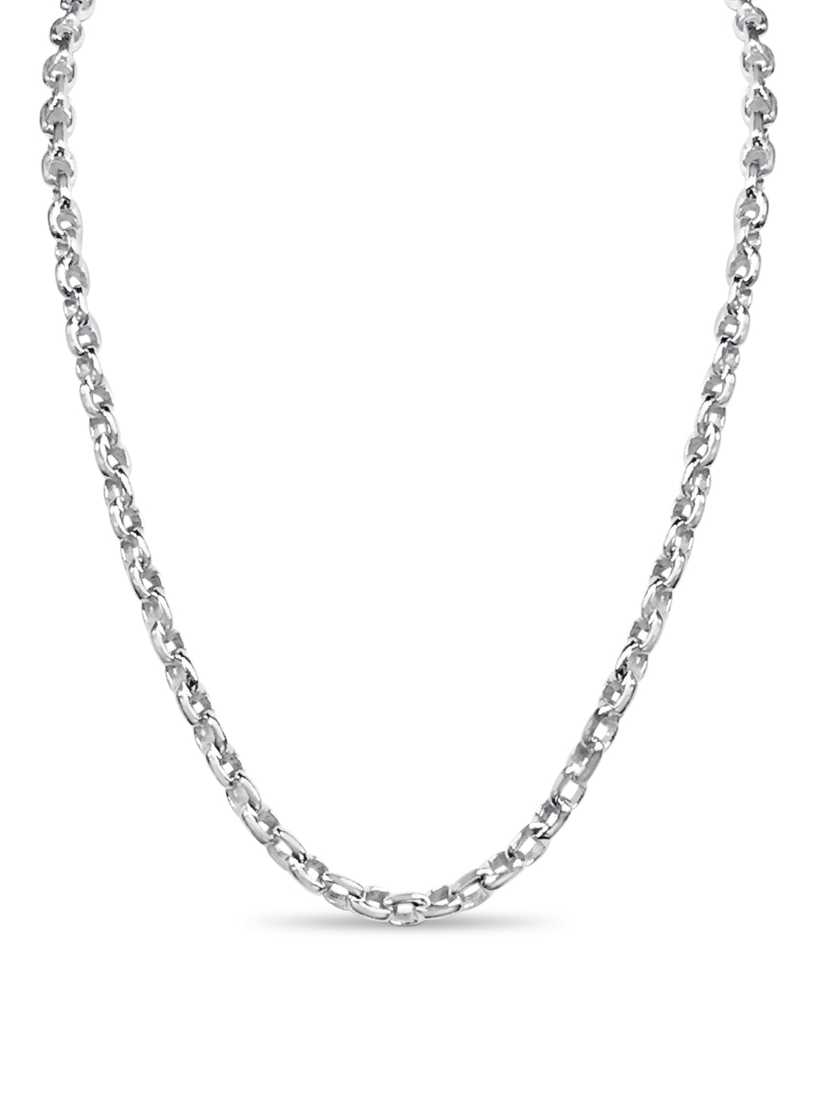 Handmade Solid Gold Fancy Rolo Necklace , 6mm