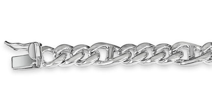 Handmade Solid Gold Mariner Bracelet , 7mm