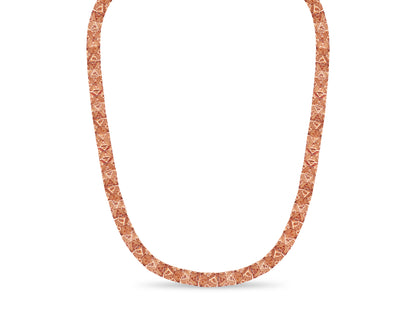 Handmade Solid Gold Nugget Necklace , 11mm