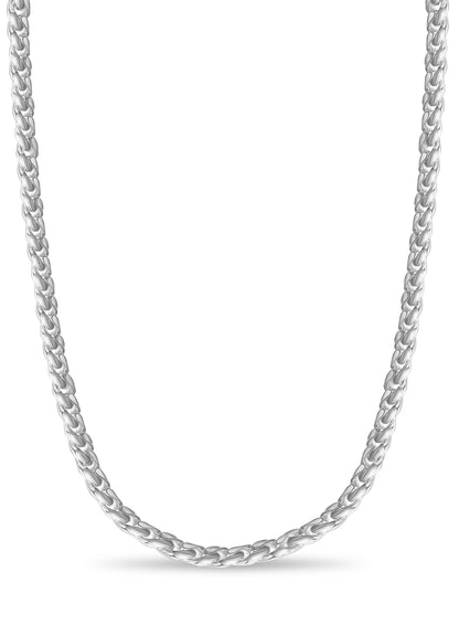 Handmade Solid Gold Curb Necklace , 13mm