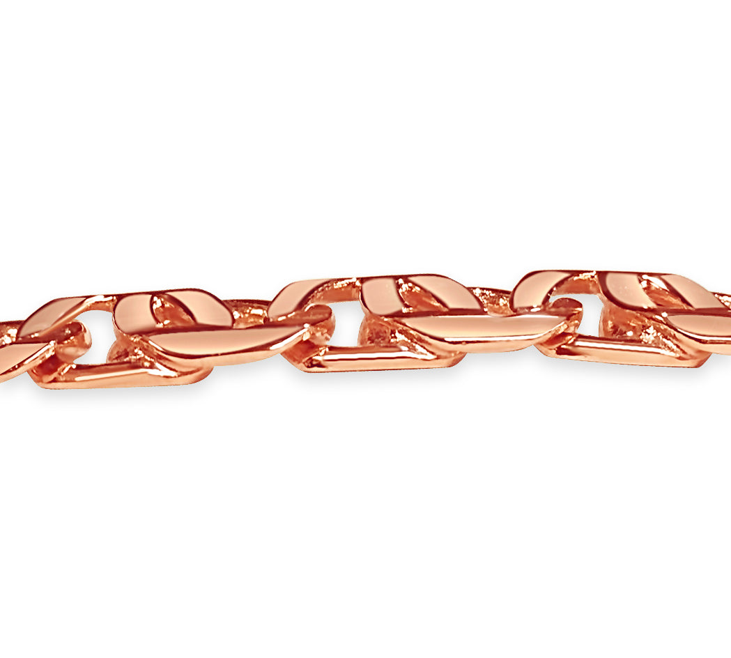 Handmade Solid Gold Tiger Eye Bracelet , 8mm