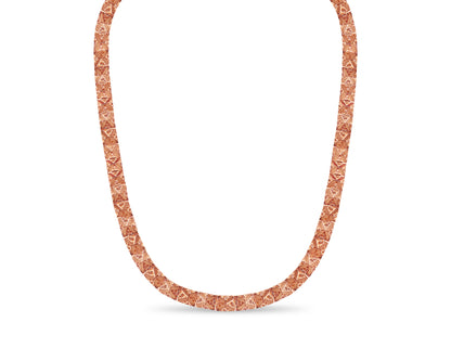 Handmade Solid Gold Nugget Necklace , 11mm
