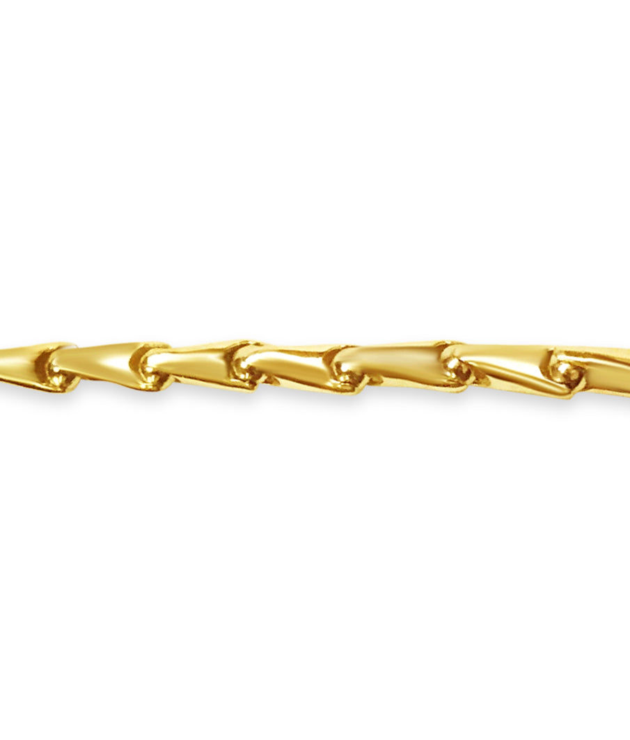 Handmade Solid Gold Cylinder Tube Necklace , 7mm