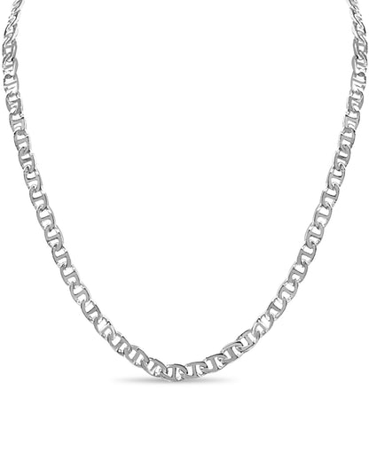 Handmade Solid Gold Mariner Necklace , 7mm