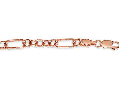 Handmade Solid Gold Curb Bracelet , 6mm