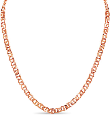 Handmade Solid Gold Mariner Necklace , 7mm