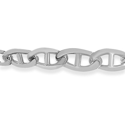 Handmade Solid Gold Anchor Mariner Bracelet , 9mm