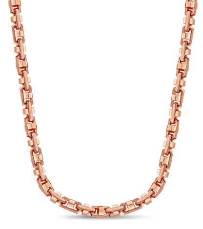 Handmade Solid Gold Anchor Mariner Necklace , 14mm