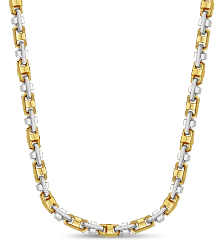 Handmade Solid Gold Anchor Mariner Necklace , 14mm