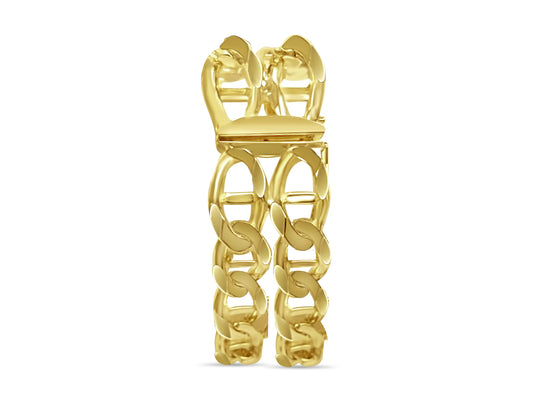 Handmade Solid Gold ID Mariner Bracelet , 28mm