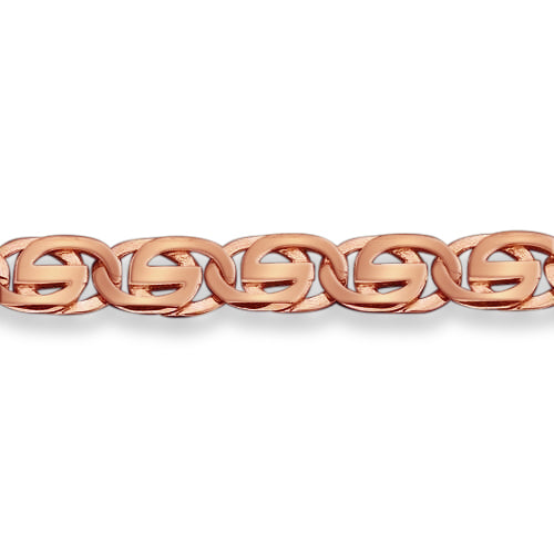 Handmade Solid Gold Tiger Eye Bracelet , 9mm