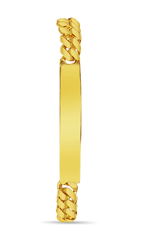 Handmade Solid Gold Miami Cuban Bracelet , 8mm