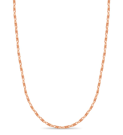 Handmade Solid Gold Anchor Mariner Necklace , 6mm