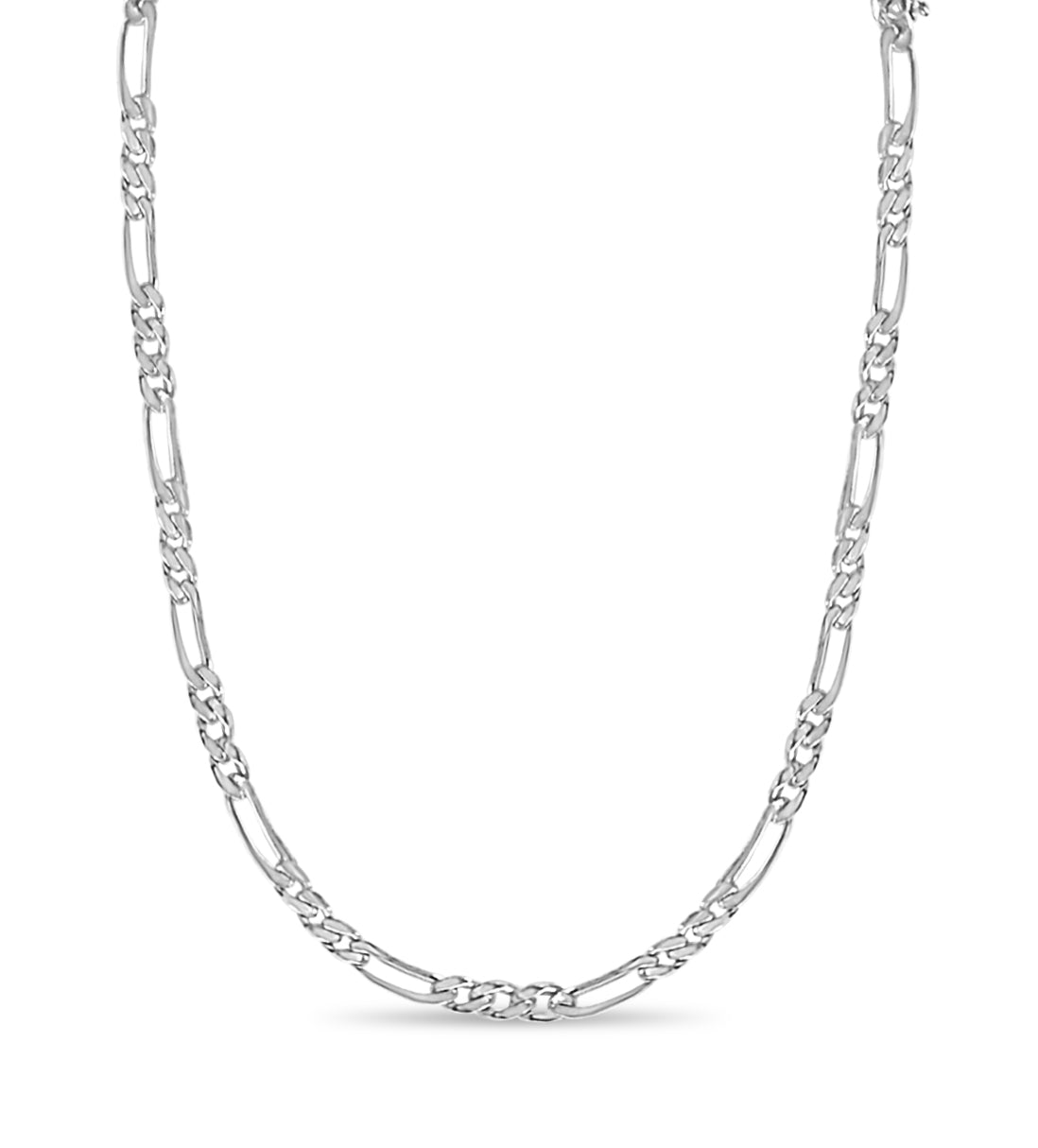 Handmade Solid Gold Figaro Necklace , 5mm