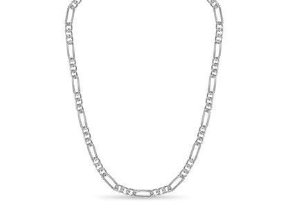Handmade Solid Gold Figaro Necklace , 8mm