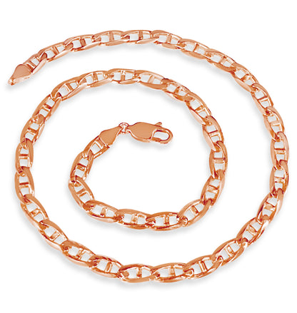 Handmade Solid Gold Anchor Mariner Bracelet , 6mm